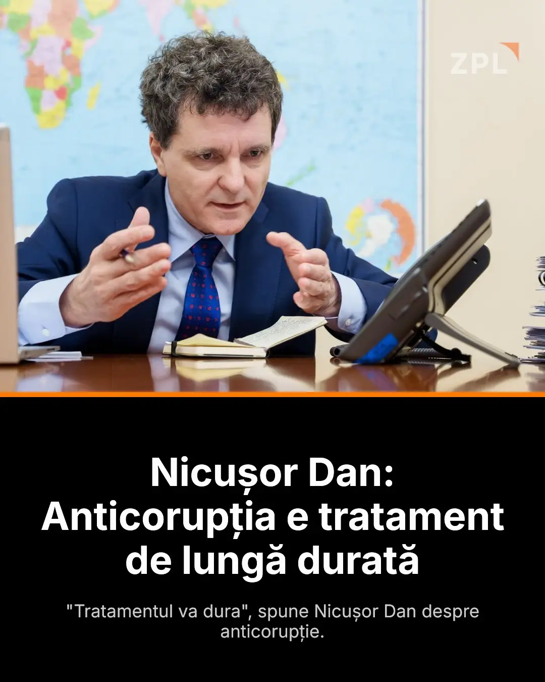 Președintele Nicușor Dan a subliniat necesitatea unei campanii anticorupție, avertizând că rezultatele nu vor fi imediate, având în vedere amploarea problemei. El a comparat situația cu un tratament medical complex. Mai multe detalii pe zpl.ro. #anticoruptie #NicusorDan #Romania #zplro #politica