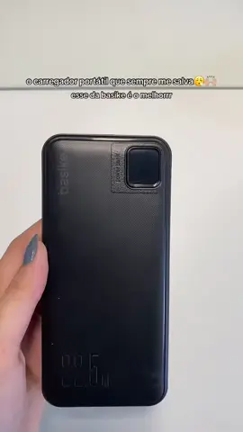 Carregador portátil basike  https://s.shopee.com.br/9Uu8Qfm4IW  #shopee #compras #tecnologia 