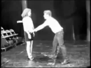 funny vintage kick black and white