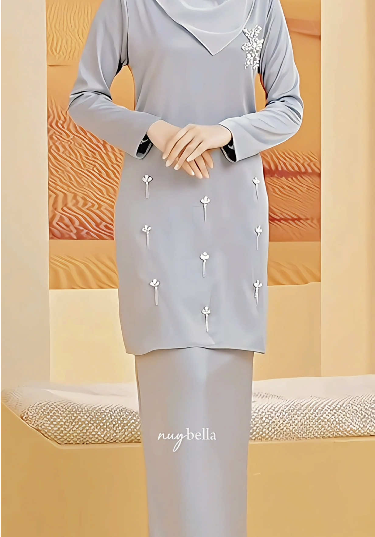 Cantiknya baju kurung moden diamond kod grey ni 😍  #kurungmoden #kurungcantik #kurungviral #bajuraya2026viral #fyp 