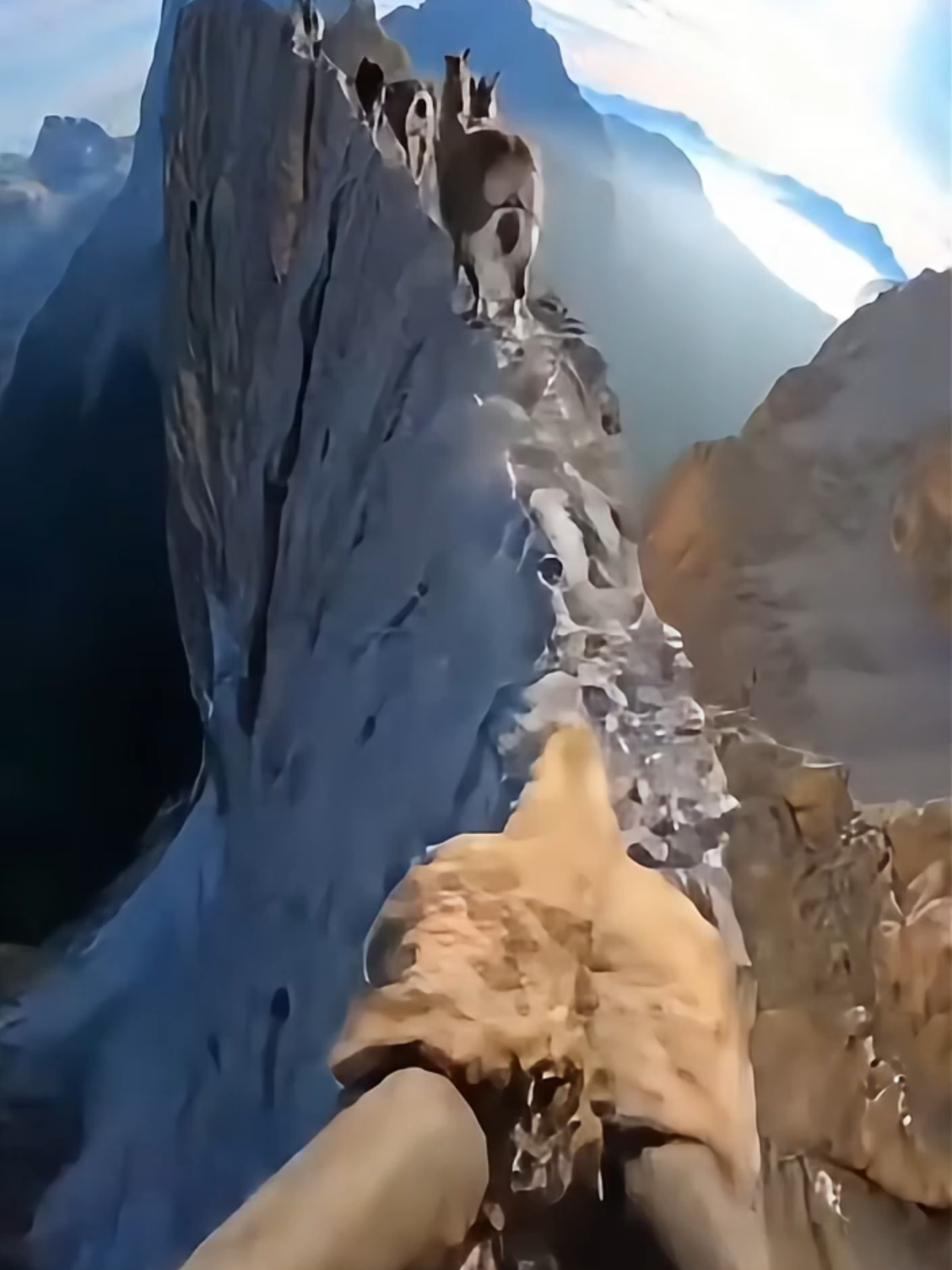 Parkour ธรรมชาติ! 🐐💨 วิ่งบนผาชันเหมือนวิ่งบนพื้นราบ (สกิลเทพเกิน) l Parkour Alami! 🐐💨 Berlari di tebing curam seperti berlari di tanah datar (keterampilan yang sangat mengagumkan) #MountainGoat #Parkour #Nature #Wildlife #Extreme #fyp #reels #tiktok #แพะภูเขา #สัตว์โลกน่ารัก #SquadGoals #TheGang #Skill #วิ่งเทรล #ปีนเขา #ขั้นเทพ #ทีมเวิร์ค #GoatLife