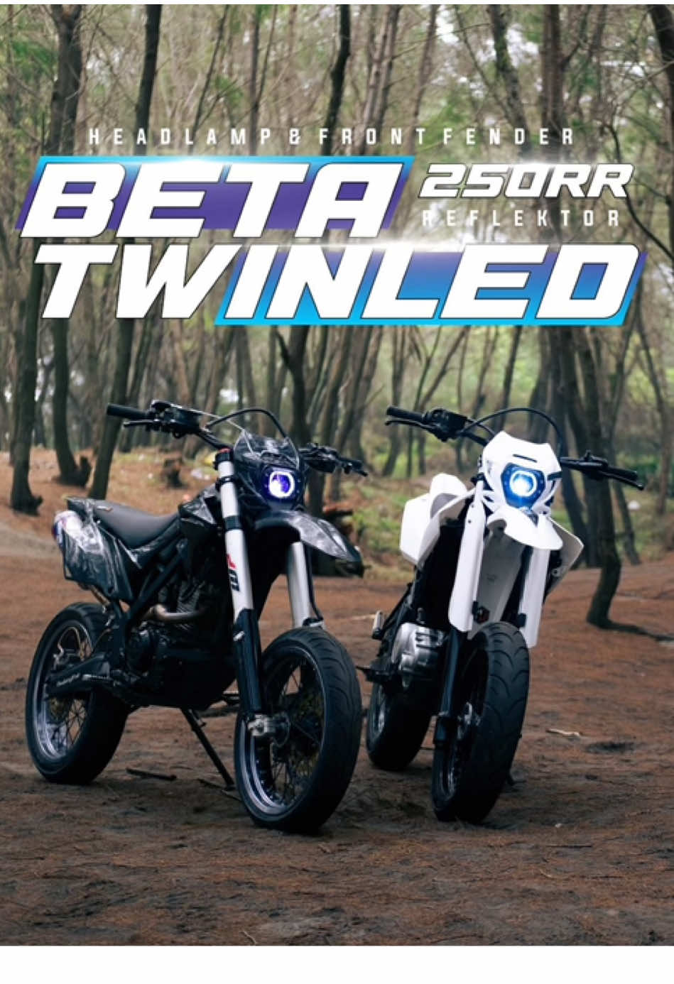 Mau tetep gas riding malam hari pas hujan sampe turun kabut ga masalah kalo udah ditemenin Reflektor Twinled ini vreeders!😎 #harvymx #harvymxofficial #harvymxreflektortwinled #dtracker #wr155 