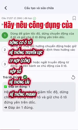 Chia sẻ 1 chút cho ai đó cần ☺️ #mẹonhớlýthuyếtoto  #lythuyet600cau  #luuluong  #họcláixetháihà 