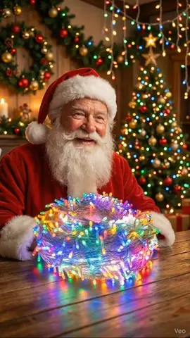 Essas luzes de Natal multicoloridas são perfeitas pra transformar qualquer cantinho da tua casa num espetáculo natalino! 💡✨ Com 8 funções de piscar, tu escolhe se quer bem suave, bem rápido ou aquele efeito que deixa tudo mágico. Elas têm um brilho forte, colorido e super vibrante — do jeitinho que a criançada ama e que deixa a decoração profissional sem esforço. #natal #luzesdenatal #virais #explore #tiktokshop 