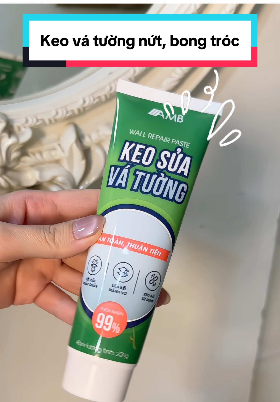 Em này rẻ mà dùng hiệu quả thật #huonggu #review #keovatuong #keochongtham #meovat 