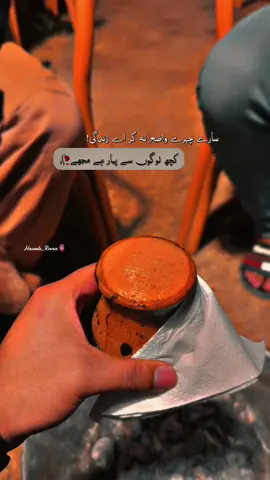 کچھ لوگوں سے بہت محبت ہے مجھے ۔❤️‍🩹 #tum_mein_aur_chai #haseebrana #sadpoetry #chailovers #nfak_lines 