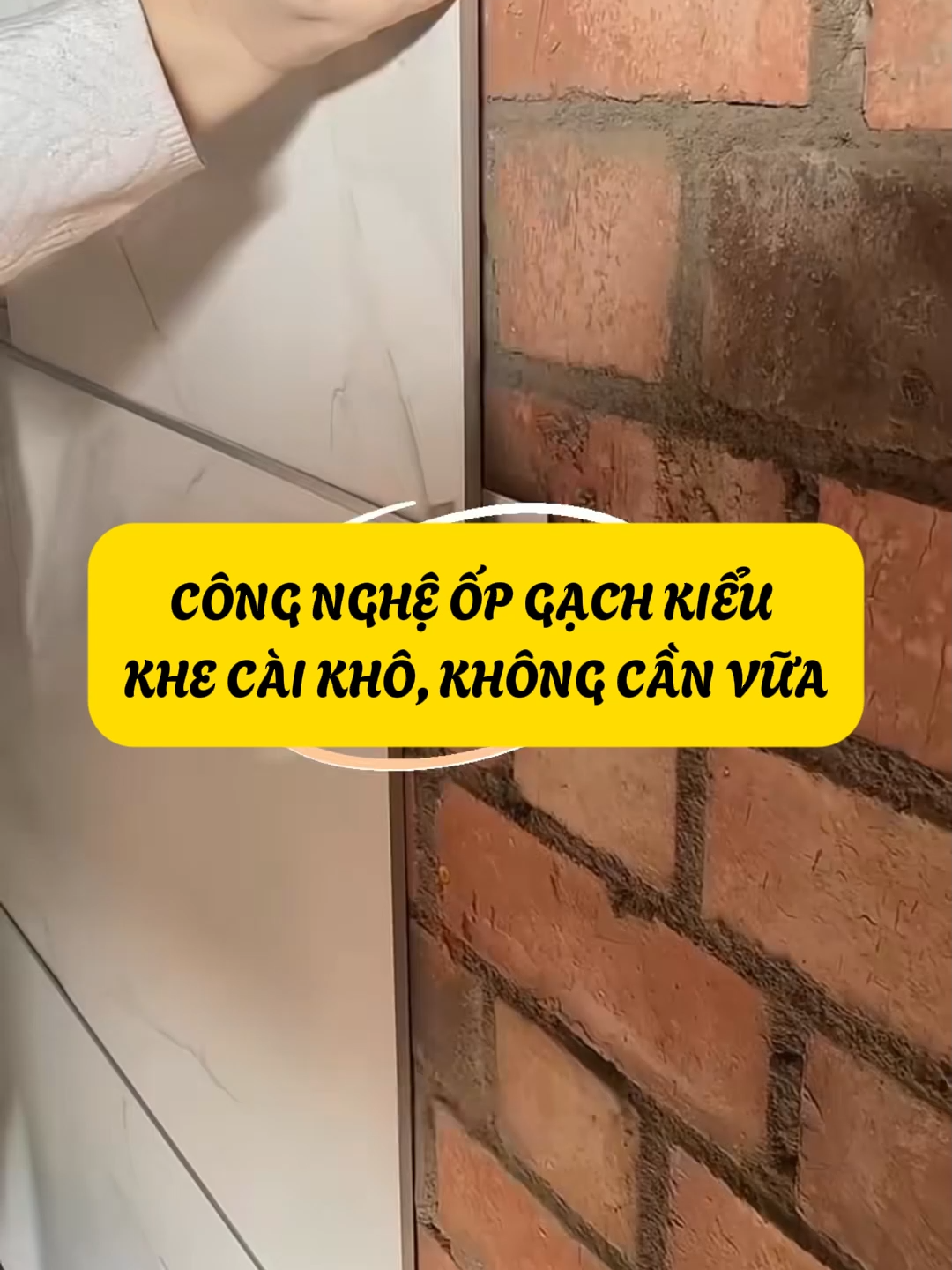 Công Nghệ Ốp Gạch Kiểu Khe Cài Khô, Không Cần Vữa #cothebanchuabiet #khampha #hoikhocotoi #kienthuc