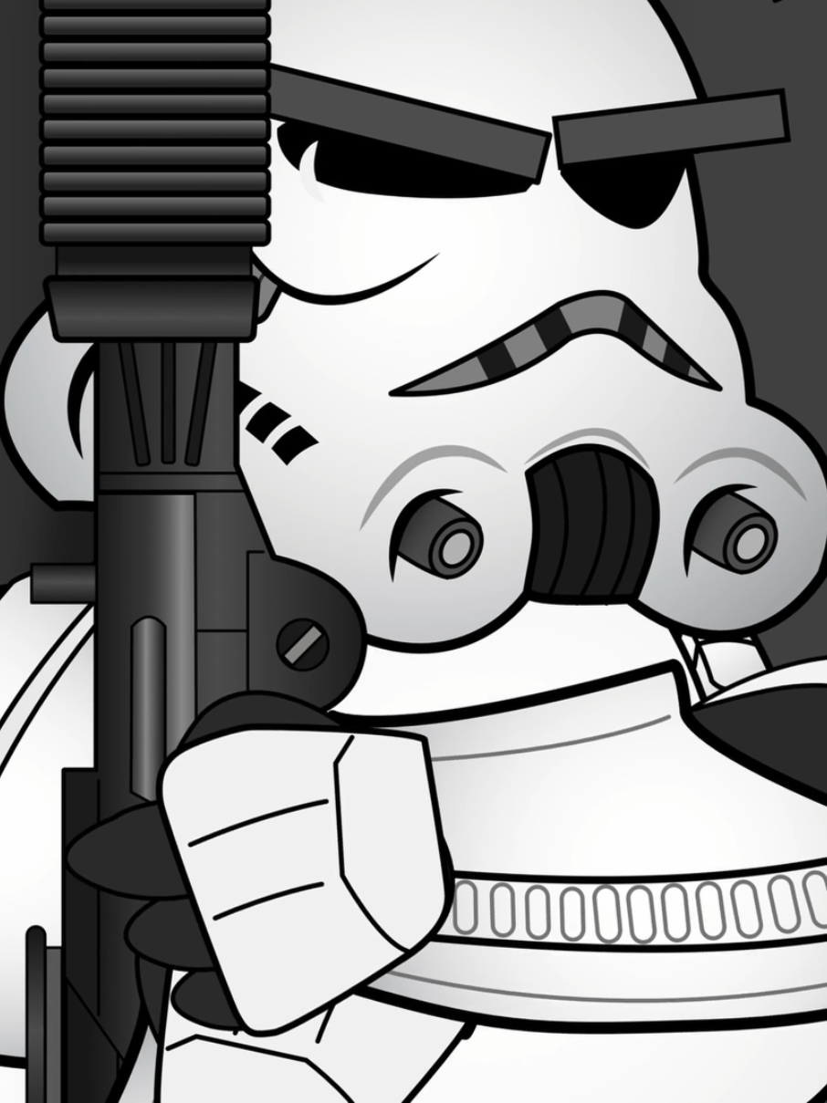 Why are stormtroopers terrible shots in Star Wars? #blaster #stormtrooper #starwars 