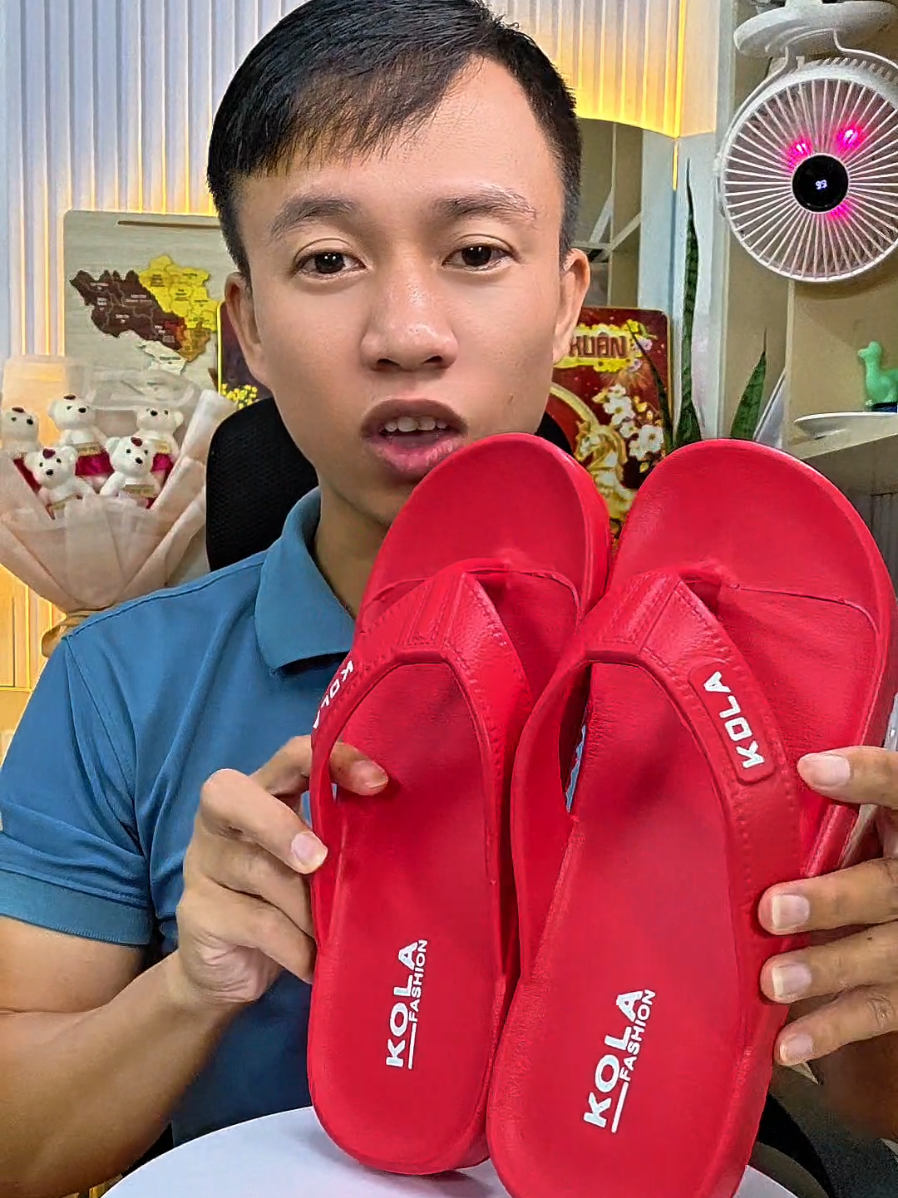 40K Cho 1 Đôi Dép Kẹp Xỏ Ngón Kola Nam Nữ Đều Mang Được  #depkepxongon #depducnguyenkhoi #depeva 