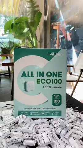 Hộp 100 viên rửa chén bát T-clean #xuhuongtiktok #tclean 