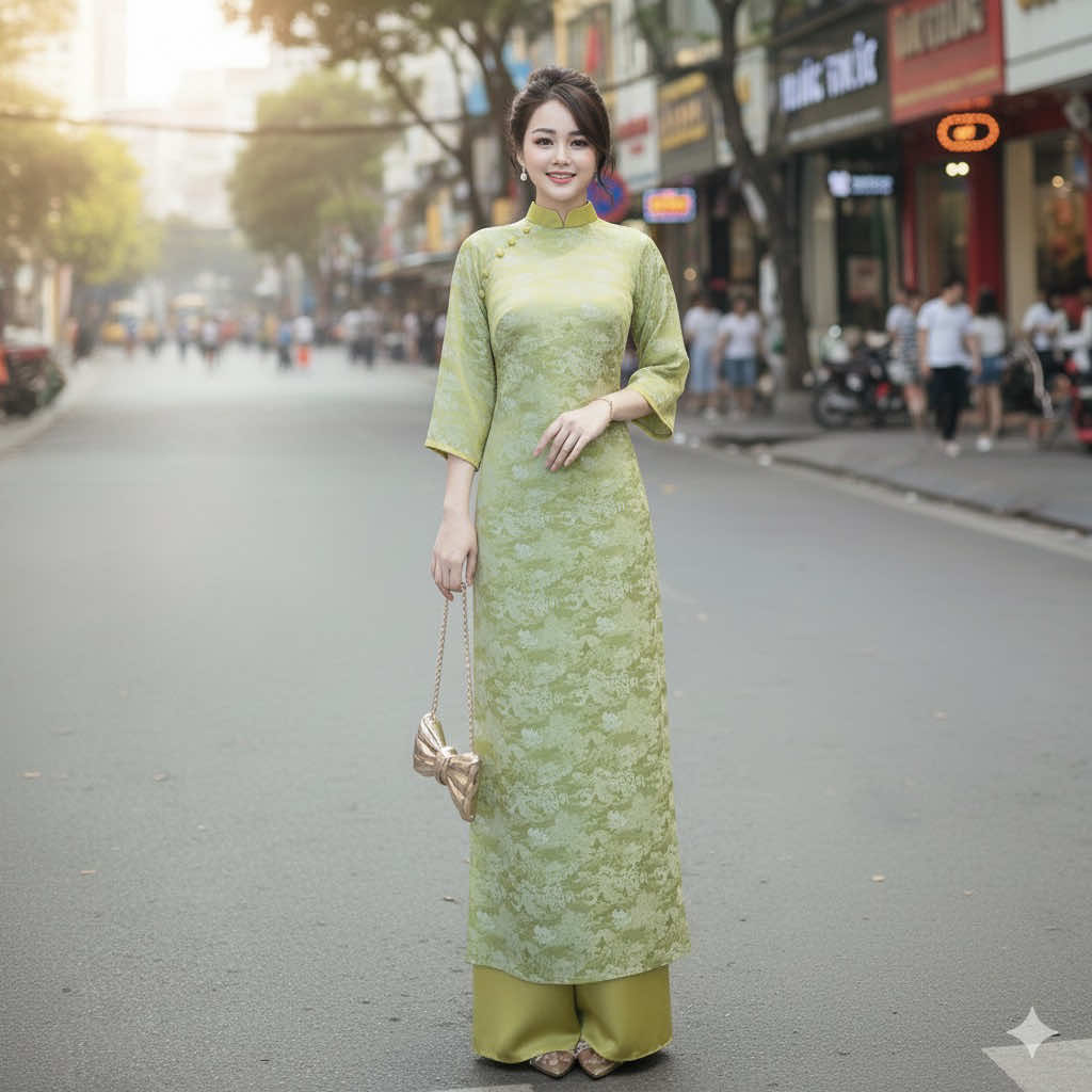 ❤️Sale off 32%❤️- Chỉ từ 2xx Cá - [ĐỦ SIZE] Áo dài cách tân Gấm Lâm Viên, dáng suông phối cổ cúc tay loe - Thích hợp dịp Lễ Tết, đi tiệc, đi chơi, hội nghị sang chảnh #phongcachthoitrang #aodaicachtan #aodaitet #affiliate #viraltiktok 