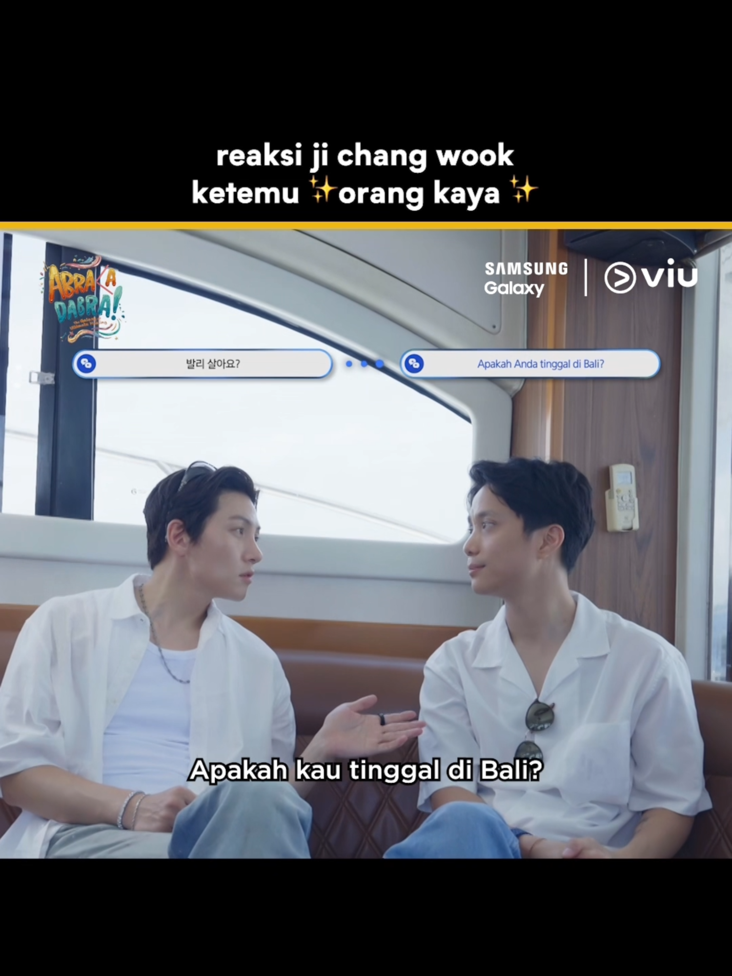 Habis ini ikut jejak Mas Dikta ya, bang. Satu di Korea satunya lagi di Bekasi 😎👍 #ExploreGalaxyWay #AbracadabraOnViu #JiChangWook #Dikta #Viu #TikTokTainment