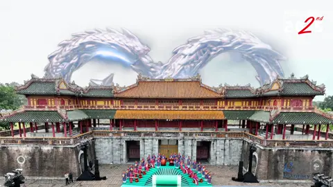 Against the historic backdrop of Hue’s iconic Ngo Mon Gate, 