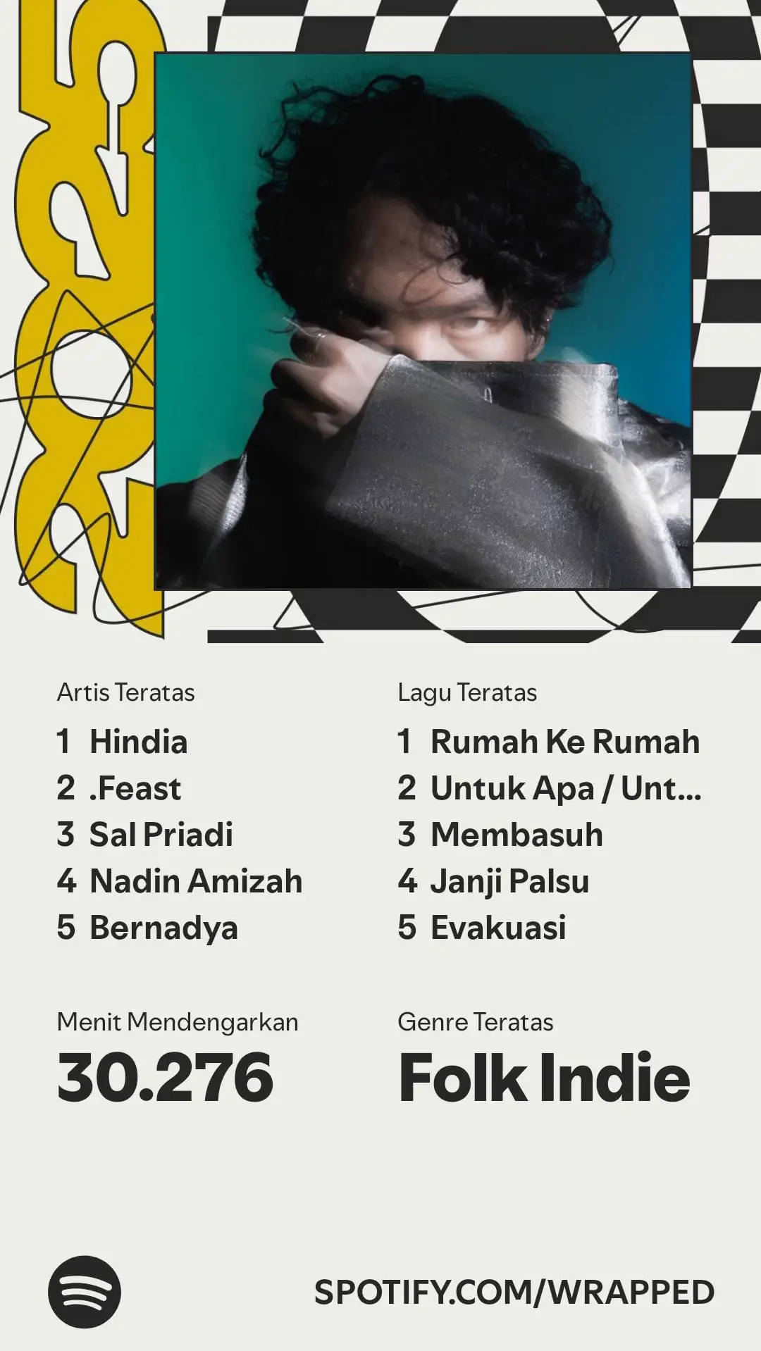 HINDAYE @Baskara Putra / Hindia #menaridenganbayangan #lagipulahidupakanberakhir #doves25onblankcanvas 