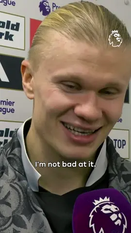 Erling Haaland interviews never disappoint 😂 #PremierLeague @Manchester City 