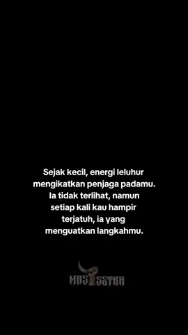 Dari kecil hingga dewasa, kau berjalan dengan pengawal tak kasatmata. Ia menjaga bukan karena diminta, tapi karena namamu sudah tertulis dalam garis tugasnya. #khodamleluhur #khodampendamping #khodam #setra 