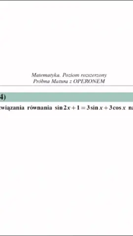 Zadanie z próbnej matury rozszerzonej operonu #maturarozszerzona #matematyka #operon