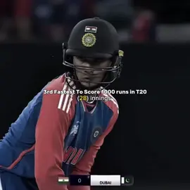 Fastest to Score 1,000 Runs in T20 💀🥷🙌 #illu #virul #foryou #foryoupage #cricket 