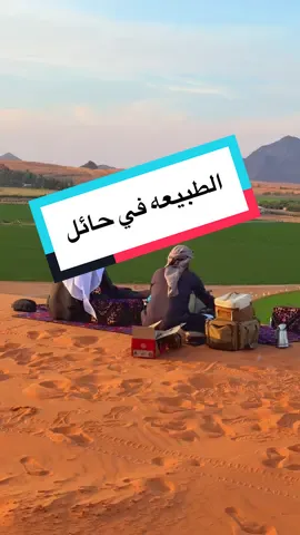 جمال الطبيعة في حائل 😍 #اماكن_حائل #السياحة_في_حائل #حايلندا #الخطه #نفود_حائل 