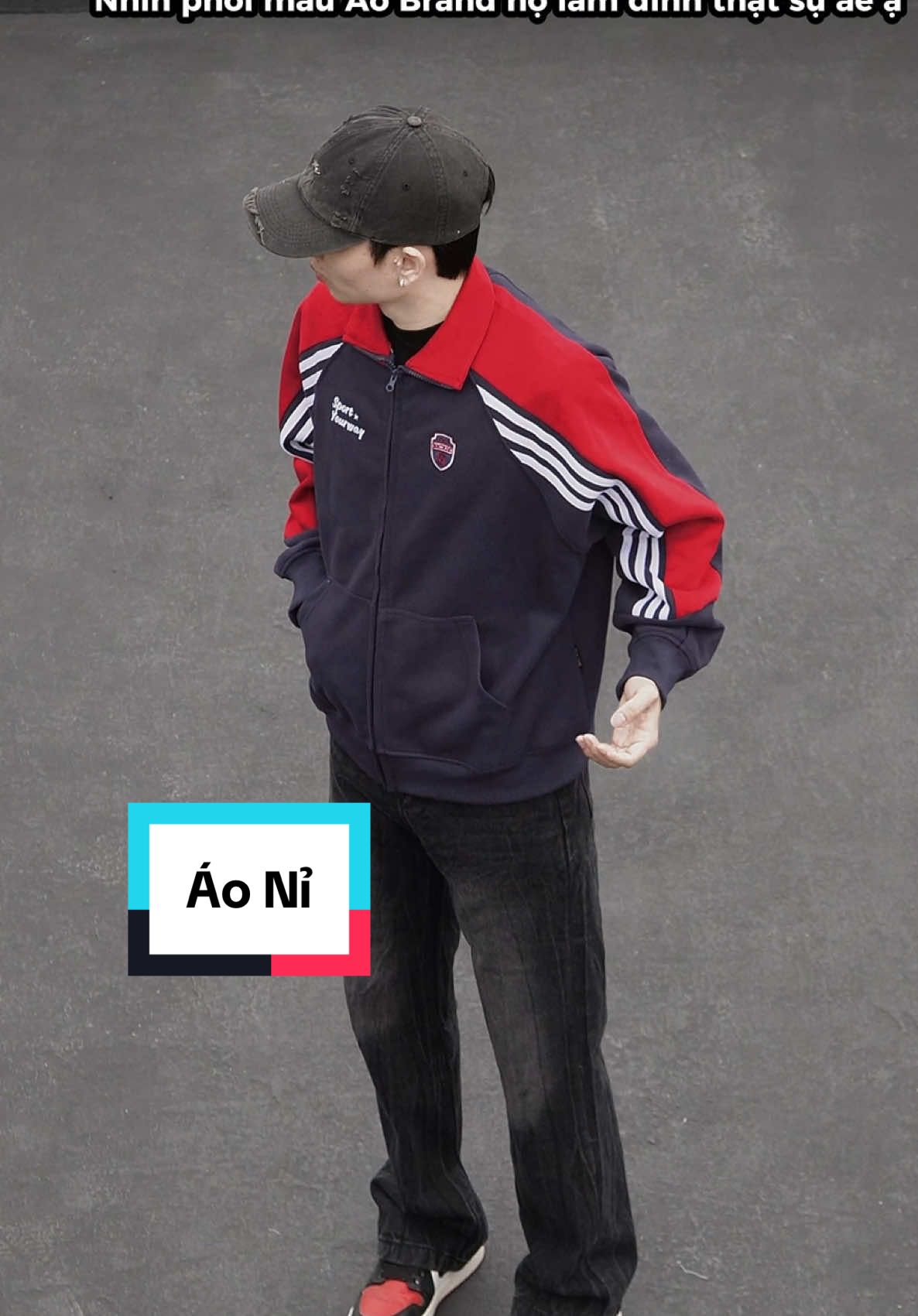 Áo khoác nỉ phối màu này cũng đẹp nha ae #tiktokshop #douyin #fitcheck #trending 