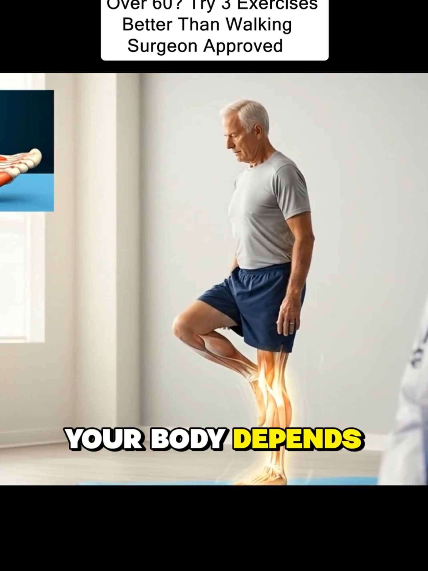 Over 60? Try 3 Exercises Better Than Walking Surgeon Approved #BuildMuscleOver50 #FitnessAfter50 #MuscleGrowth #StrengthTraining #HealthyAging #Over50Workout #SeniorFitness #AgeStrong #LongevityFitness #MatureMuscle