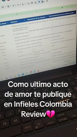 Encuesta: https://docs.google.com/forms/d/e/1FAIpQLSdVjt76pkUxhD26aarXdwWWumk4sAActH_-LGAxnFE6tD4jzQ/viewform Respuestas: https://docs.google.com/spreadsheets/d/1xX9ALCW7yxx4vCs-No4JdWPg2OXbDZs_hf9Yd4Kstec/edit?resourcekey=&gid=682400213#gid=682400213 #colombia #infiel #cachos #mentiras