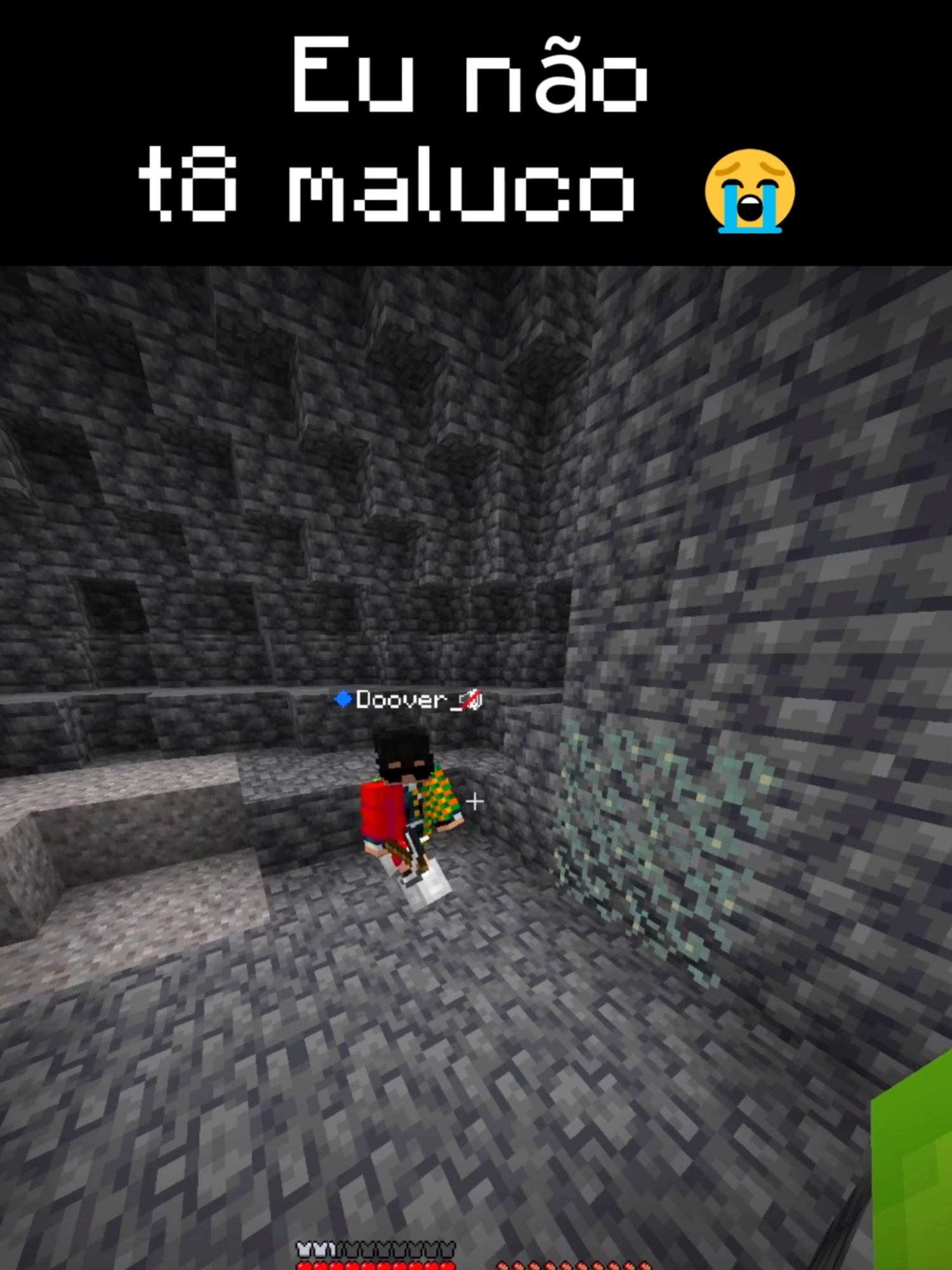 Eu não tô maluco! . #Minecraft #minecraftmemes #engracado #viral