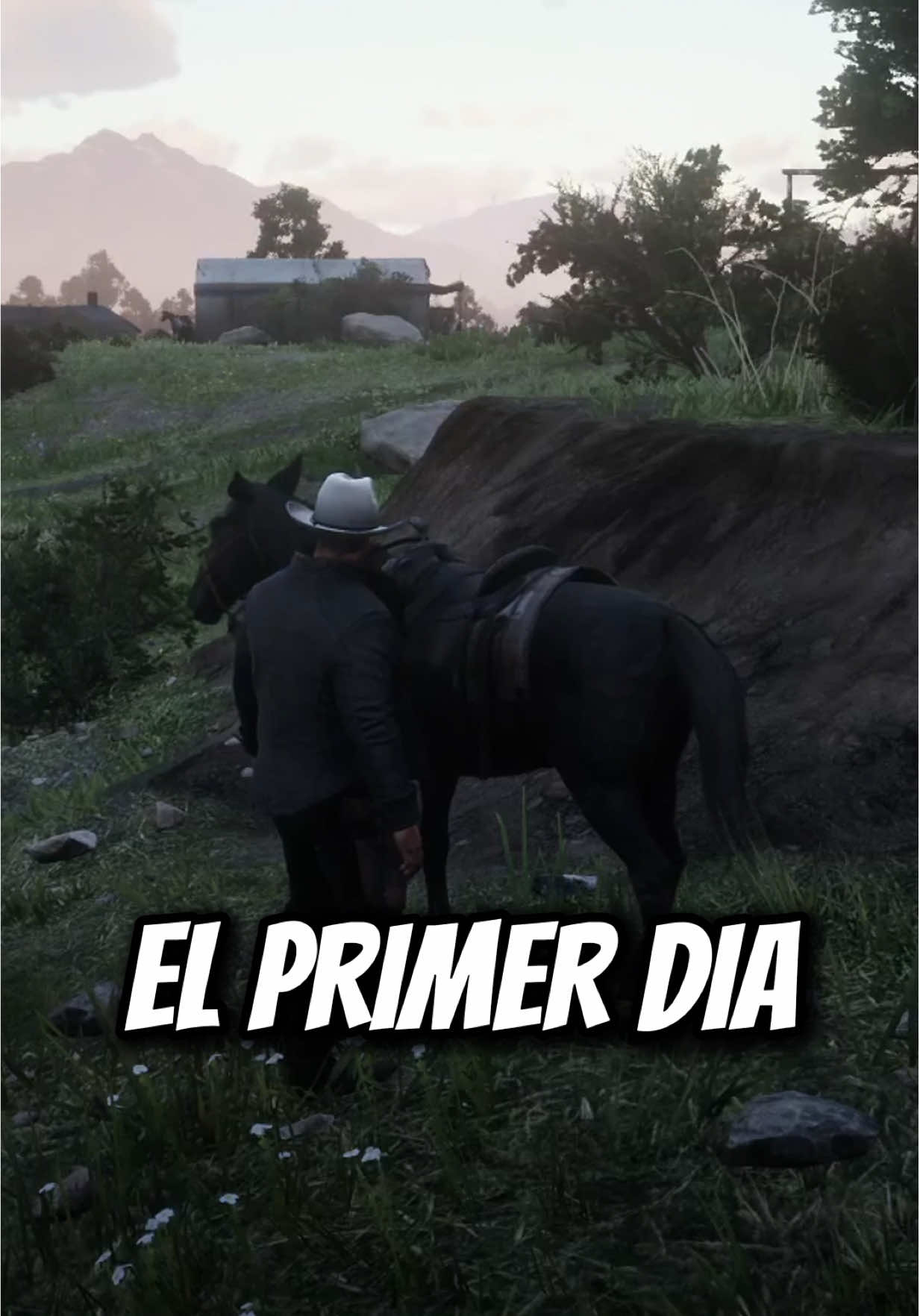 Así fue mi primer día 😅🤣 Pobre Bonito🐴#e2ars #reddeadredemtion2 #roleplay #streamer 