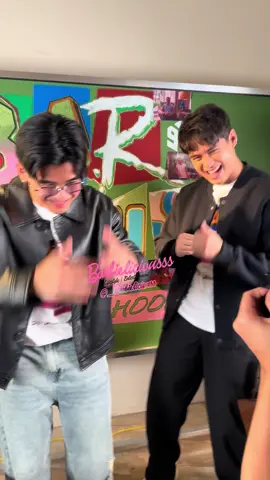 Ang cute nman ng dalawang #PBBCelebrityCollabEdition na sina #WillAshley and #EmilioDaez during the #BarBoysAfterSchool Mediacon.  