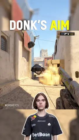 Donk’s Deagle Aim 😳 #cs #cs2 #counterstrike #donk #s1mple 