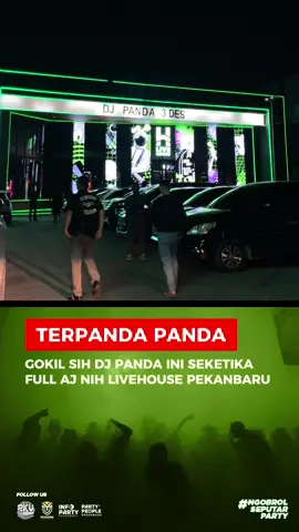 Udh full aj jam segini di livehouse, Emang gokil snih karisma si Dj panda