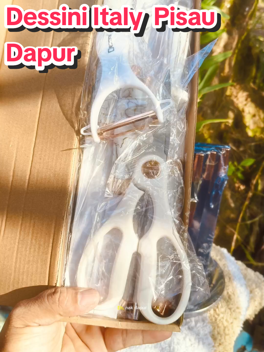 #DessiniItaly #KnifeSet #PisauDapur #KitchenTools #StainlessSteel 