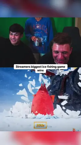 Streamers biggest ice fishing game wins #kickstreaming 