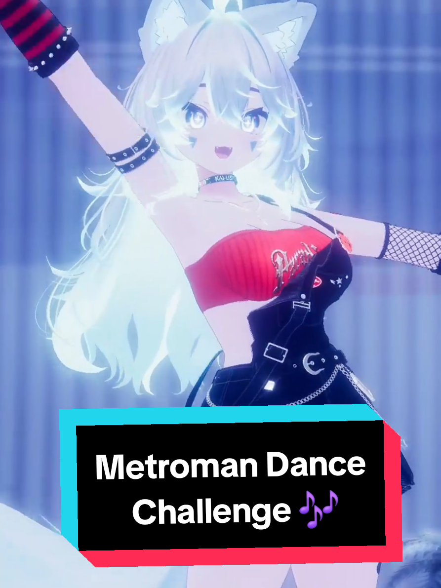 Metroman Dance Challenge 🎶🩵 I did my best 😣💦 #kailupi #vrc #vtuber #wiggles #Dancing 