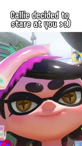 It’a a staring contest against Callie #splatoon #splatoon3 #splatoonraiders #splatoon2 #splatooncallie 