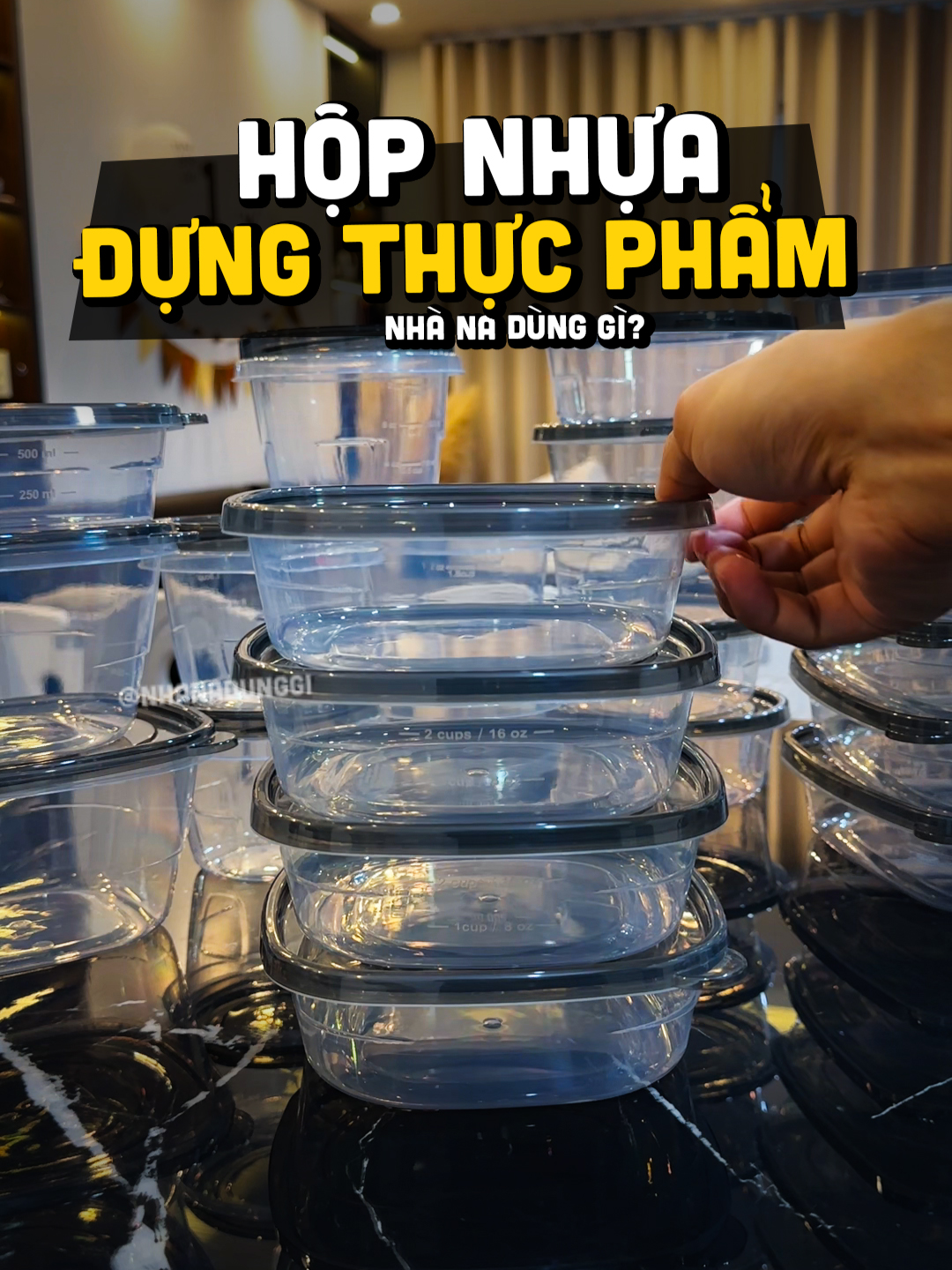 Hộp nhựa đựng thực phẩm Cookroof – kín hơi, trong dày, bảo quản đồ ăn tươi lâu, xếp tủ lạnh gọn gàng nhìn thích mắt luôn các bác ạ!  #hopnhua #dungthucpham #bepnha #tiktokshop#nhanadunggi