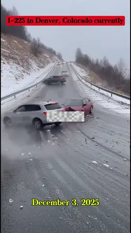 I-225 in Denver, Colorado currently - December 3, 2025 #snow #snowstorm #winterstorm #I225 #Colorado 