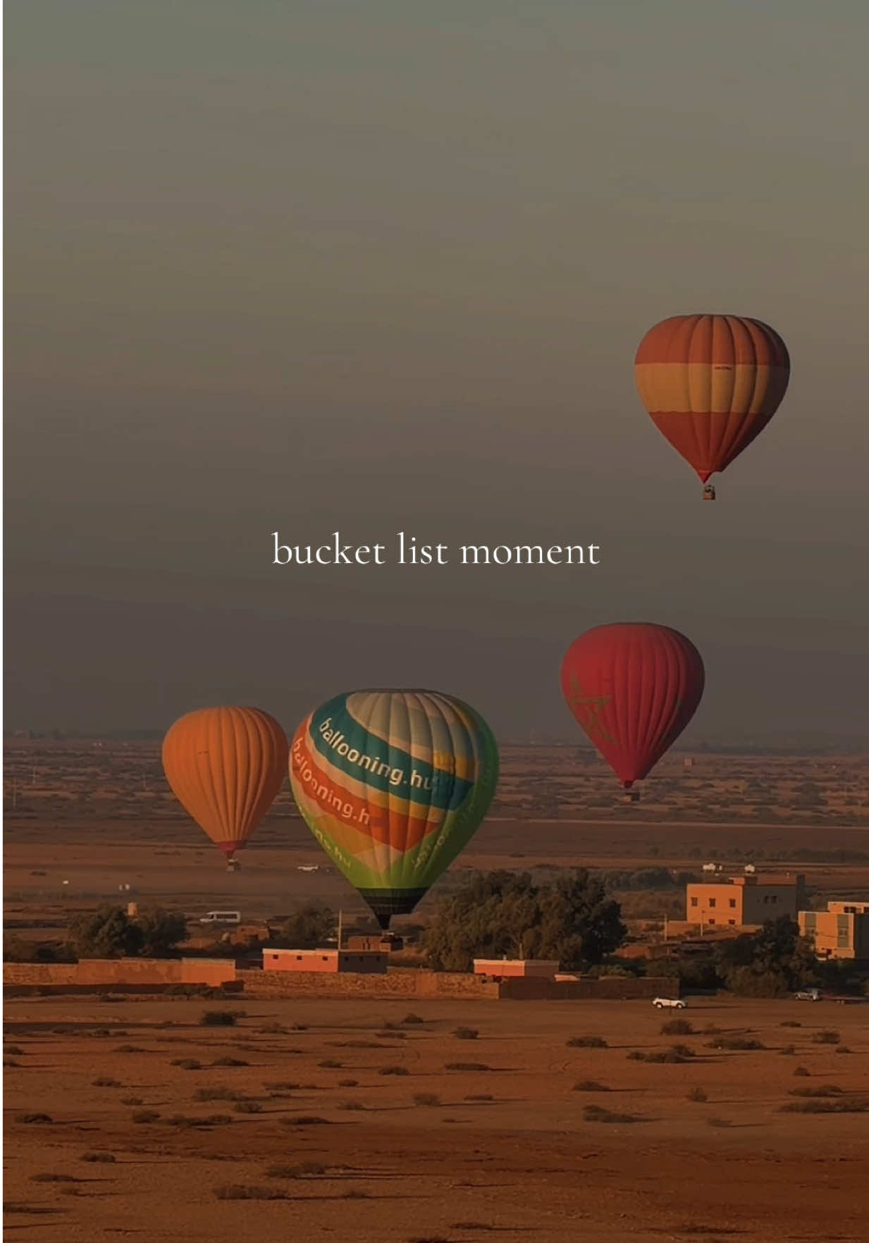 Hot Air Balloon ride in Marrakesh, Morocco! 