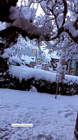 #swissbeautiful #snow #mountain #jungfrauregion #lauterbrunnen🇨🇭 