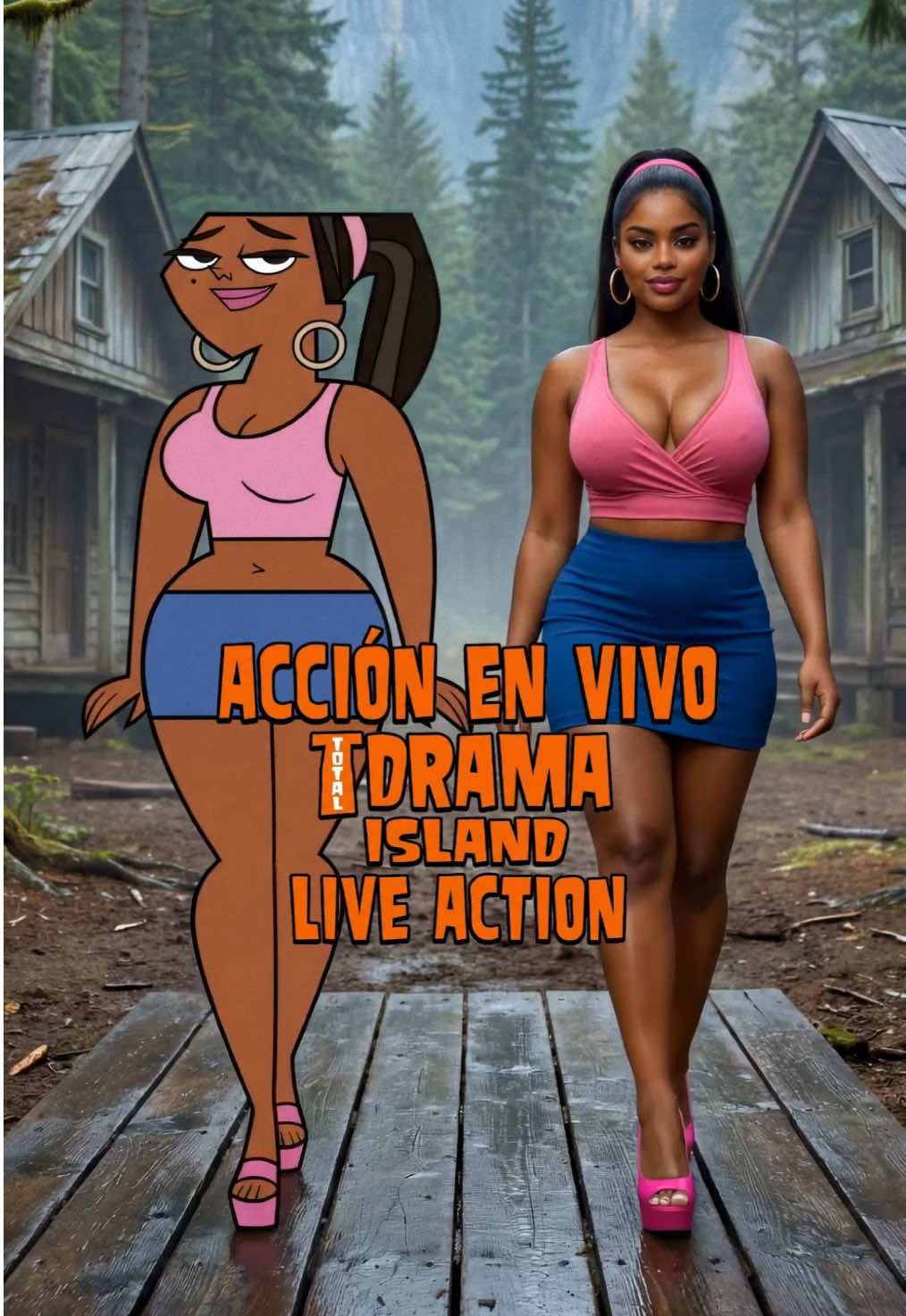 Total Drama Island: Catwalk Catastrophe! 🤯🔥 #totaldrama #totaldramaisland #pixverse #pixverseai #catwalk 