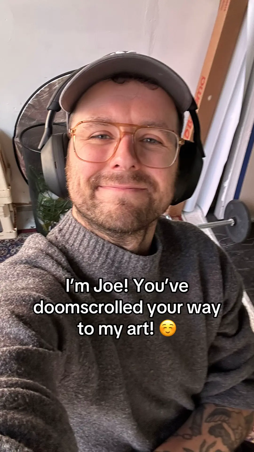 You’ve doomscrolled your way to my art! ☺️