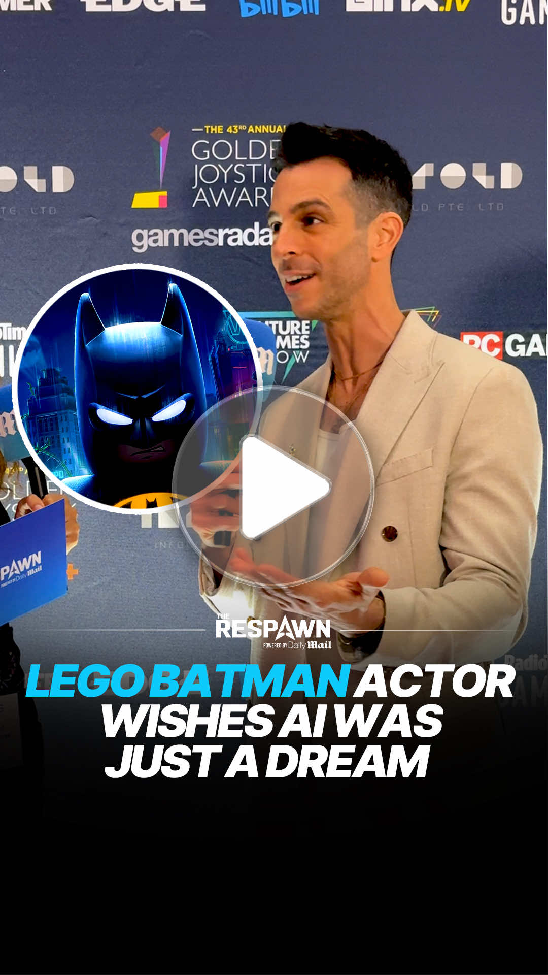 We spoke to LEGO Batman himself, Shai Matheson, about his goals for 2026. #batman #gaming #lego 