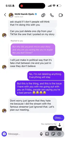 And I told him to stop saying bad things about you guys whoever follows him. Btw i took screenshot off his dick pic 🤣🤣🤣🤣🤣  when we meet, if you do something bad then i will expose him #fyp #fyppppppppppppppppppppppp #foryoupage #balkan 