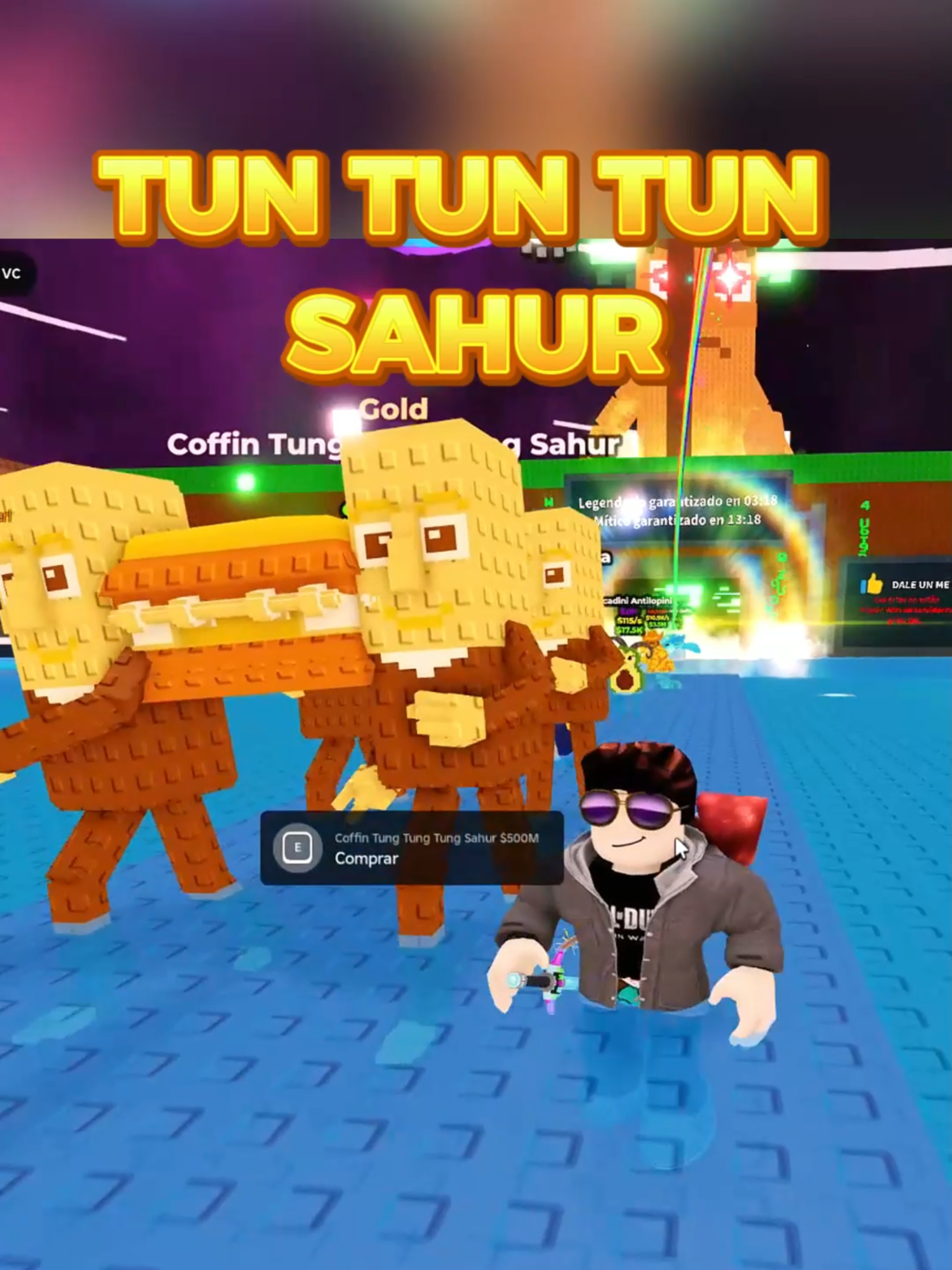 VOLVIÓ TUN TUN TUN SAHUR 2VOLVIÓ TUN TUN TUN SAHUR #roblox #stealabrainrot #seyaru #shorts #tungtungtungsahur