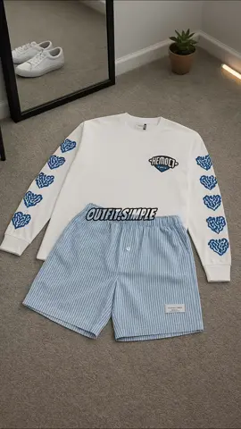 || Rekomendasi outfit simple kece buat nongki ⚡⚡ #fyp #outfitideas #celanapendek #kaoslongsleeve #masukberanda 