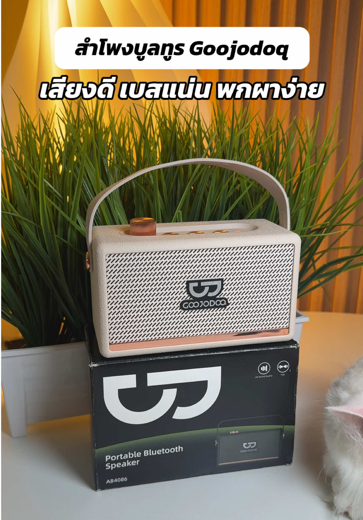 รีวิวลำโพง เสียงดีมาก ~ #ลำโพง #ลำโพงบลูธูท #ลำโพงบลทูธไร้สาย #ลำโพงพกพา #ลำโพงgoojodoq 