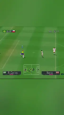 Roberto Carlos, Winning Eleven ps1. #videogame #winningeleven #play1 