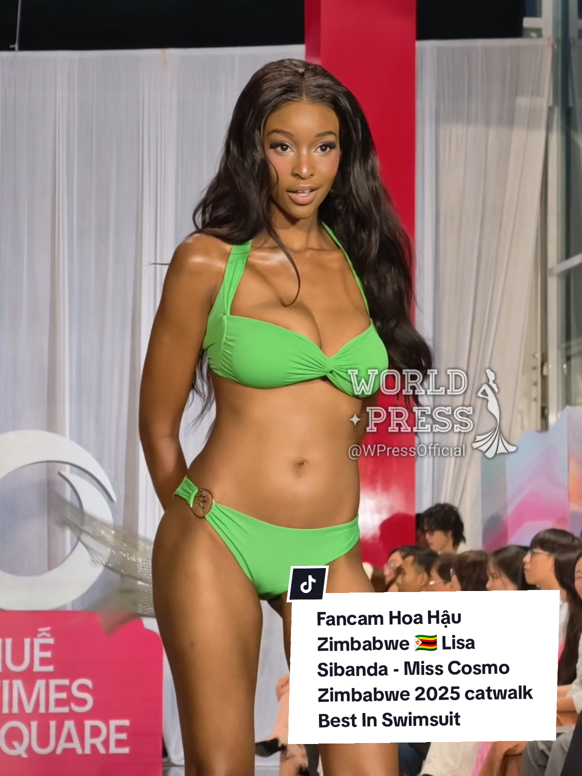 Fancam Hoa Hậu Zimbabwe 🇿🇼 Lisa Sibanda - Miss Cosmo Zimbabwe 2025 catwalk Best In Swimsuit Miss Cosmo 2025 - Hoa Hậu Hoàn Vũ Quốc Tế 2025 #HoaHau #MissCosmo #MissCosmo2025 #MissCosmobyWorldPress #WorldPress