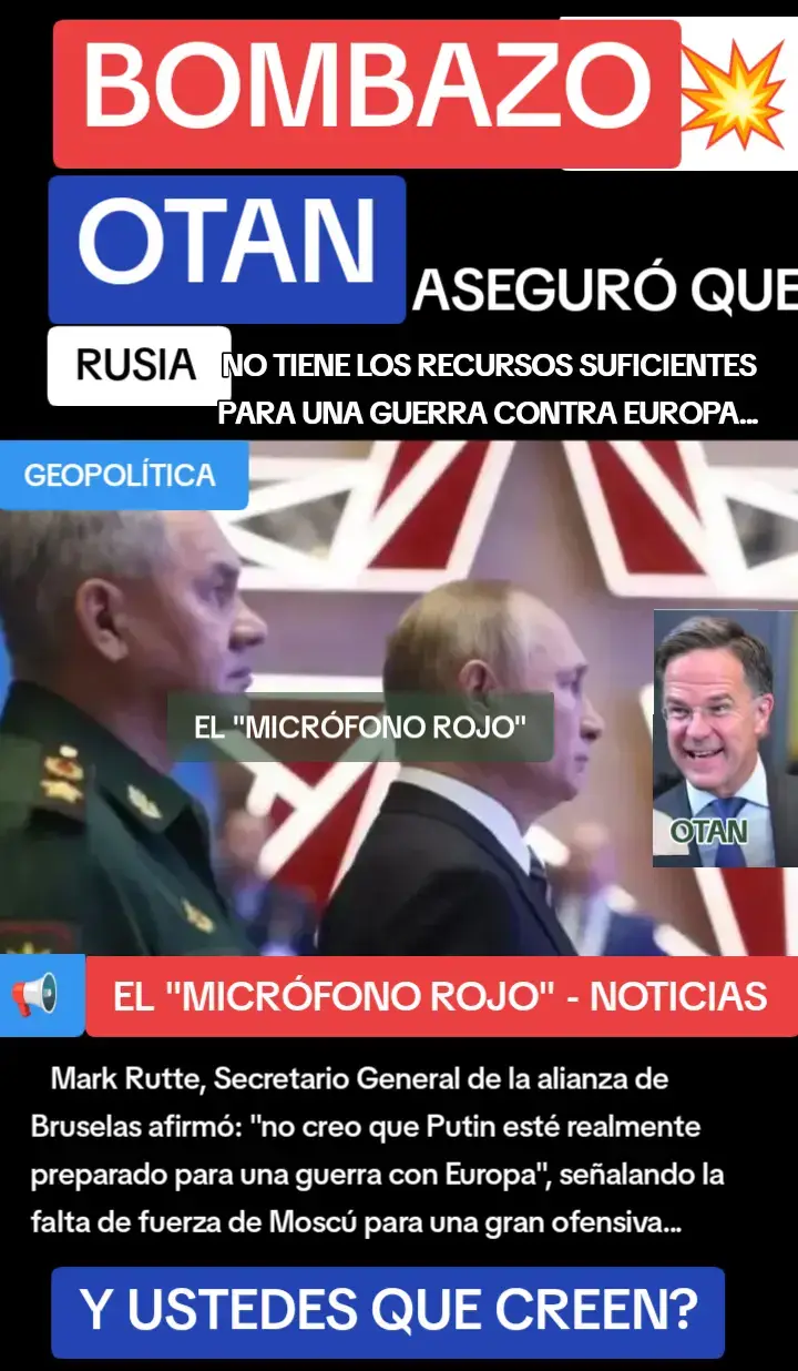 Otra fuente de la sede de la OTAN dijo que en caso de agresión contra cualquier miembro del bloque, la alianza daría una respuesta 