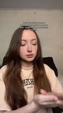 Tchau, tchau mente caótica com esse sachê 😮‍💨🤍🦋 #menteacelerada #fypシ゚ 